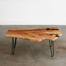 Our hairpin table legs will add both stability and style to any furniture project. Modern Live Edge Coffee Table With Hairpin Legs And Clear Resin Elko Hardwoods Modern Live Edge Furniture Dining Coffee Tables Desks Benches
