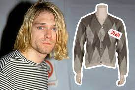 Kurt Cobain S Sweater Fetches 75k At Auction