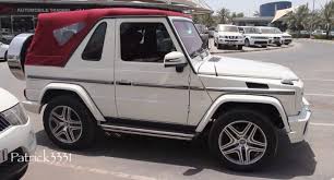 G63 Amg 2 Door Convertible Spotted In Dubai Video Mercedes G Wagen Mercedes G63 Amg