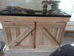 Aquarium Stand I M Making From Salvaged Maple Pallets More Pictures When I M Finished Aquarium Stand Fish Tank Stand Fish Tank Design