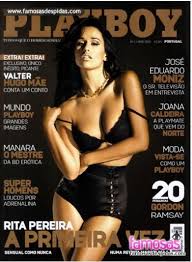A fernanda da novela destinos cruzados, da tvi, divide a capa da edição de maio da revista masculina men's health com o manequim rodrigo santos. Rita Pereira Playboy Magazine May 2012 Cover Photo Portugal