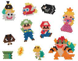 アクアビーズ スーパーマリオキャラクターセット アクアビーズ 図案 ビーズ ビーズルームパターン