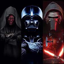 Sith Lords Darth Maul Darth Vader Kylo Ren Star Wars Art Star Wars Awesome Star Wars Geek