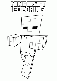 Large collection of minecraft coloring pages. Print Minecraft Coloring Pages Coloring Home