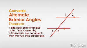Alternate Exterior Angles Definition Theorem Examples Video