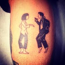 These are some of our most ambitious editorial projects. Mia Wallace Vincent Vega Pulp Fiction Tattoo