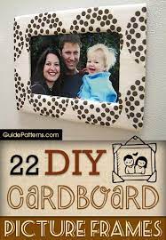Cut an extra piece of paper and glue it on the center to fill the gap between rectangles to make the hinge to fold your photo frame. 22 Diy Cardboard Picture Frames Guide Patterns