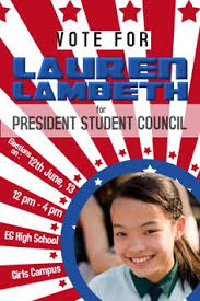 Photos and artwork template details. Campaign Poster Ideas