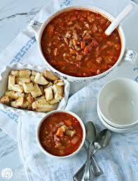Cover, reduce heat, and cook 30 minutes. Red Cabbage Kielbasa White Bean Soup Today S Creative Life