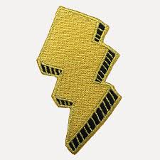 Lightning Bolt Iron On Patch Bnifty