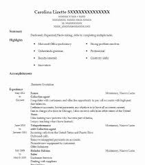 collection agent resume example agent