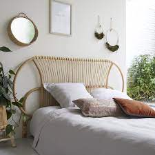 Das bett hat normale gebrauchsspuren. Kopfteil Bett Aus Rattan 190 Cm Leontie Betten Kopfteile Tikamoon