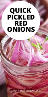 Quick pickled red onions serious eats. Refrigerator Quick Pickled Red Onions Montana Happy