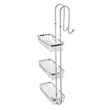 Some of the most reviewed products in chrome shower caddies are the zenna home neverrust aluminum tension corner shower caddy in satin chrome and frosted with 148 reviews and the zenna home expandable shower head caddy for hand held shower or tall bottles in chrome with 90 reviews. Roper Rhodes Madison Wire Chrome Shower Caddy Wb70 02 Wb70 02