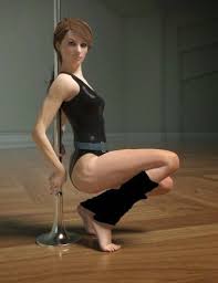 3d Models Fitness Pole Dance Poses And Prop For Genesis 2 Female S Dance Poses Poses Pole Dancing