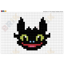 Voir plus d'idées sur le thème dessin pixel facile, dessin pixel, pixel art. How To Train Your Dragon Pixel Art Brik