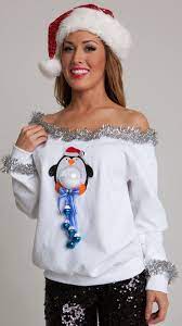 Pin On Ugly Christmas Sweaters Ideas Light Up Sweaters