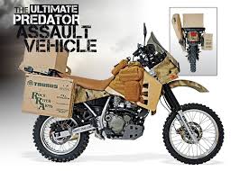 Predator Assault Vehicle1 Jpg 840 600 Adventure Bike Adventure Motorcycling Dual Sport Motorcycle