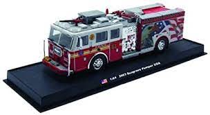 Groveport — a fire truck, crushed during the collapse of the world trade center towers, arrived in central ohio friday morning. Amazon Com Seagrave Pumper Fire Truck Diecast 1 64 Model Amercom Gb 6 Toys Games