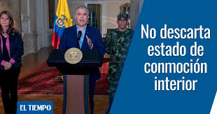 En el evento en que esta situación de indefensión ciudadana continúe, el presidente iván duque debería declarar la conmoción interior. Viibu2nxyoankm