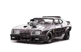 The difference here being that his was built with purpose. Wallpaper Auto Figure Ford Car Car Art Auto Mad Max Supercharger Mad Max V8 Ford Falcon Xb Gt Coupe 1973 Ford Falcon Images For Desktop Section Raznoe Download