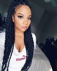 Image Result For Senegalese Twist Medium Length Senegalese Twist Hairstyles Twist Braid Hairstyles Twist Braid Styles
