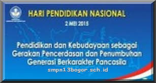 Selamat Hari Pendidikan Nasional Smp Negeri 13 Bogor