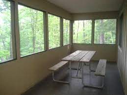 It is a rugged, heavily forested region traversed by steep gorges and narrow ridges. Screen Porch In Basic Wildlife Cabin Picture Of Lake Hope State Park Mcarthur Tripadvisor