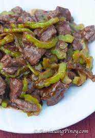 Beef In Oyster Sauce Stir Fry With Ampalaya Panlasang Pinoy Recipe Beef Beef Recipes Vegetable Recipes