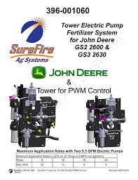 Tower Fertilizer System For Jd Gs2 Gs3 Pwm Control
