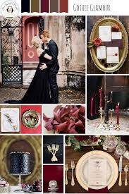 Halloween is close and dramatic weddings just can't be more popular than now. Elegant Halloween Wedding Inspiration In Black Red Gold Elegant Halloween Halloween Themed Wedding Halloween Wedding