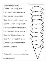 Ordinal Numbers Kindergarten Math Math Classroom Kindergarten Worksheets