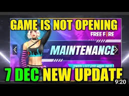 Free fire is the ultimate survival shooter game available on mobile. Free Fire December All New Update Game Is Not Opening Garena Free Fire2020 2021 Youtube