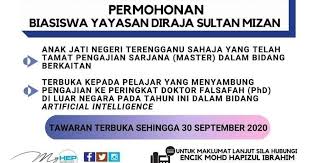 Bantuan ini diwujudkan untuk membantu golongan seperti ibu tunggal, orang kelainan upaya (oku), warga emas dan orang miskin. Permohonan Biasiswa Yayasan Diraja Sultan Mizan 2021 Online Semakan Status Semakan Upu