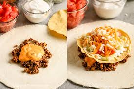The grande crunchwrap is like the regular crunchwrap just with extra meat and extra tostada shell inside 😋 Copycat Crunchwrap Supreme Better Than Take Out Spend With Pennies