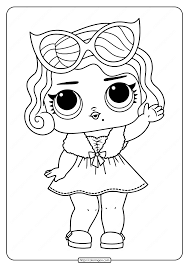 The great thing about our coloring pages is that your children can do them online, or after you've printed them out. Lol Surprise Doll Leading Baby Coloring Pages