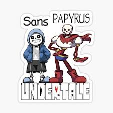 Sans_and_papyrus_ loved love me, love me, (epilepsy warning) 4 days, 13 hours ago. Sans And Papyrus Stickers Redbubble