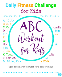 But they do not affect the opinions and recommend. Abc Workout For Kids Fun And Easy Fitness Challenge