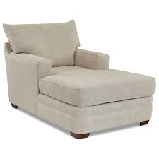 Cream chaise lounge are contemporary in aesthetic appearances and made of sturdy materials with soft cushioning, thereby keeping quality and comfort both in mind. Klaussner Chadwick Casual Chaise Lounge With Square Track Arms Wayside Furniture Chaises