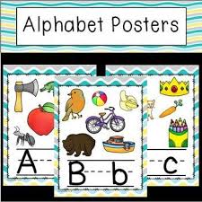 Often repetition and consistency play a big role in this process. Free Full Set Of Alphabet Posters With Upper And Lower Case Letters Each Poster Has Several Pictures An Alphabet Poster Alphabet Preschool Alphabet Activities