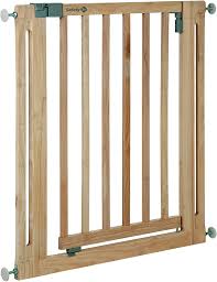 Barrière en bois de luxe qui s'ajuste pour convenir aux ouvertures de 71 à 106 cm (28 à 42 po) de large et qui mesure 76 cm (30 po) de haut. Safety 1st Barriere De Securite U Pressure Easy Close Natural Wood Amazon Fr Bebes Puericulture