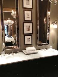 Love The Tall Mirrors With The Photos In Between Bathroom Inspiration Beautiful Bathrooms Bathroom Decor