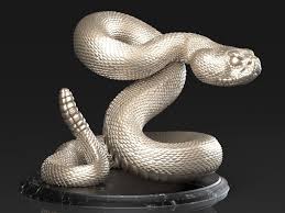 Crotalus Snake 3d Print Model In 2020 Print Models 3d Printable Models 3d Printing