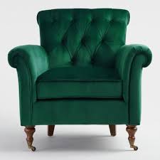 Cozy Chair In A Bold Color Green Chair Living Room Green Armchair Arm Chairs Living Room