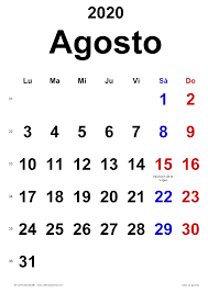 Le disposizioni del presente decreto si applicano dalla data del 9 agosto 2020 in sostituzione di. Calendario Agosto 2020 Calendarpedia