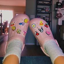 Aesthetic Black Crocs With Charms Pin On Win Free Airpods Pro Giveaway