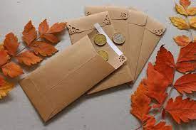 50 Kraft Envelopes Recycled Paper Envelopes 5 Coin Etsy Coin Envelopes Small Envelopes Paper Envelopes
