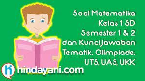 Posted in akidah akhlak kelas 1. Soal Matematika Kelas 1 Sd Semester 1 2 Dan Kunci Jawaban