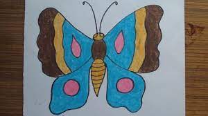 How To Draw A Butterfly With Pastel Color Video Dailymotion 9 beautiful butterfly pencil sketch collection sketch sketch arts.