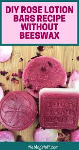 lotion bar recipe without beeswax and